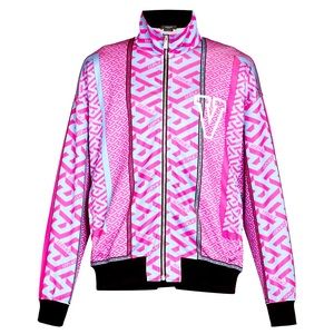 Versace Monogram Varsity Track Jacket Sz XL